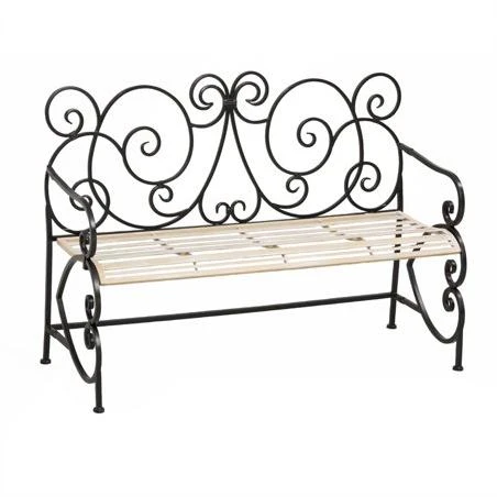 Cape Craftsman 50 in. European Style Outdoor Metal Bench