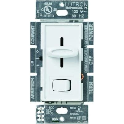 Lutron Skylark White 150 W 3-Way Dimmer Switch 1 pk