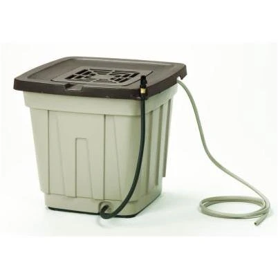 Suncast 50 Gal. Tan Durable Resin Rain Barrel