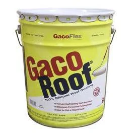 Gaco 5-Gallon Silicone Reflective Roof Coating (50-year Limited Warranty)