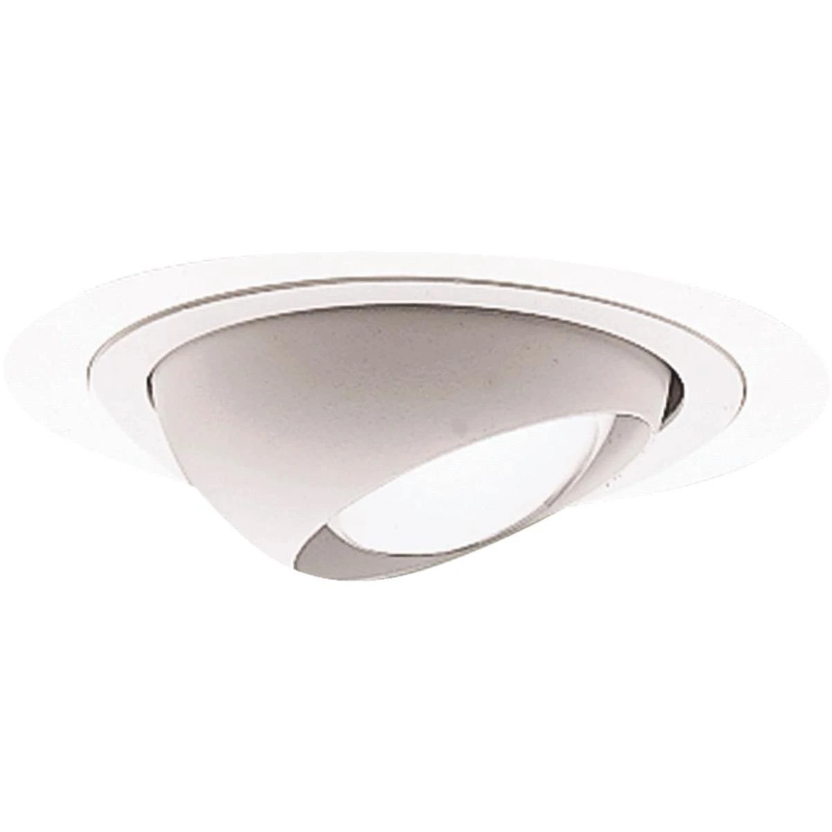 Halo 4 In. White Eyeball Recessed Fixture Trim