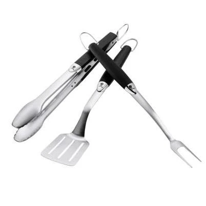 3-Pc. Premium Grilling Tool Set, Stainless Steel