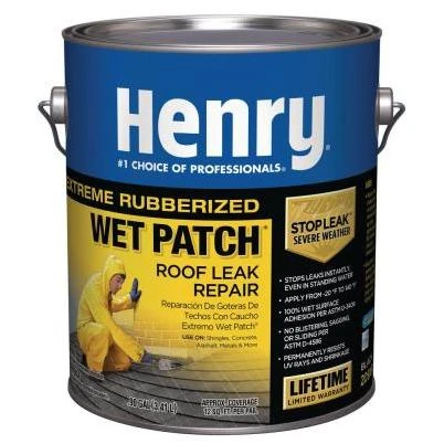 Henry Wet Patch 1 Gal. Extreme Roofing Cement & Patching Sealant