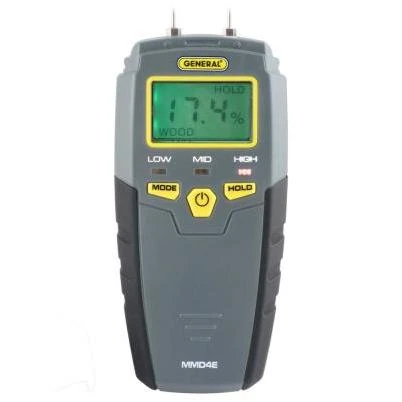 General Tools Moisture Meter with LCD Display