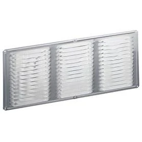 Air Vent 16 In. x 4 In. Mill Aluminum Under Eave Vent