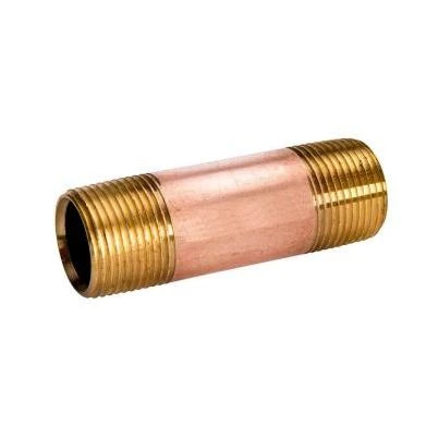 1/2 in. x 1-1/2 in. Brass Threaded Nipple