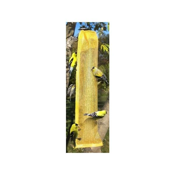 Jumbo Thistle Sack Gold Se637 For Wild Birds