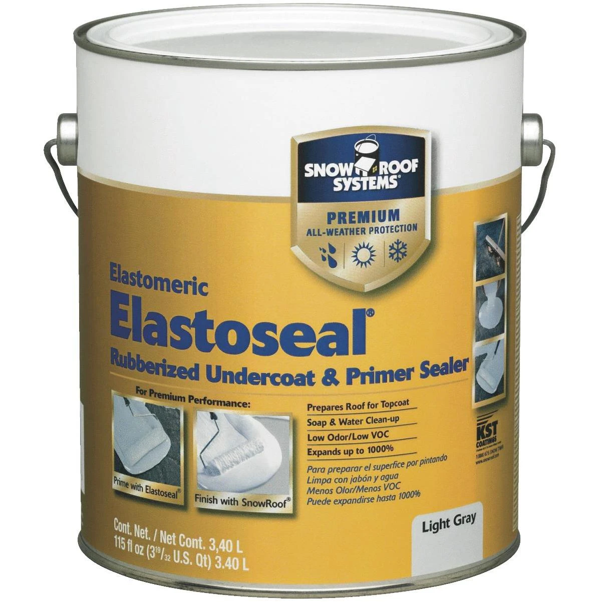 Snow Roof Elasto-Seal 1 Gal. Roof Primer