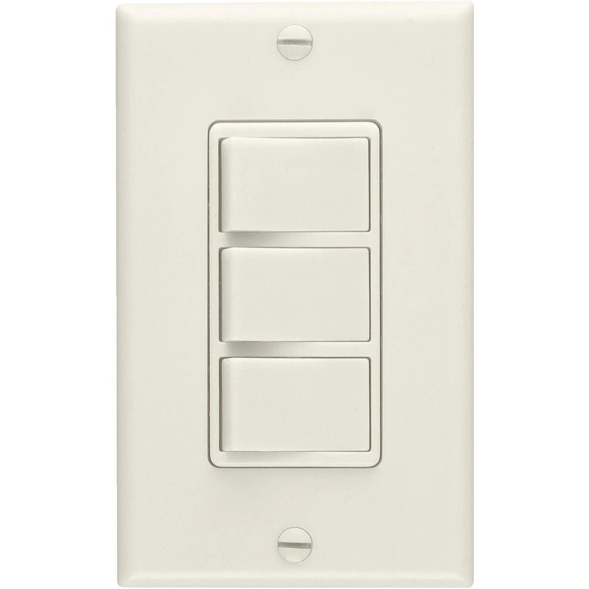 Broan 3-Function 20A/15A 120V Ivory Rocker Switch