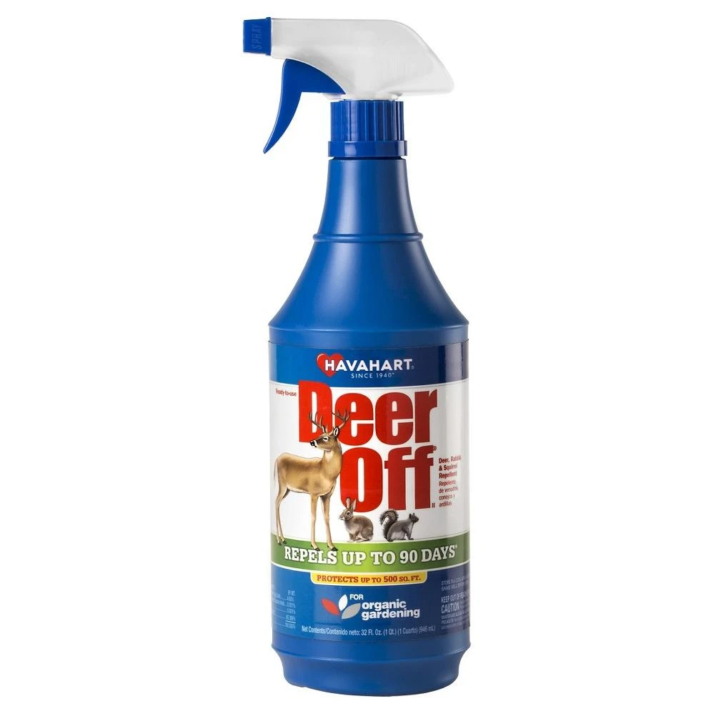 Deer Off Ii 32 Ounce Ready-to-use Spray For Deer, Rabbit, And Squirrel Repellent