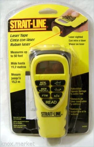 Irwin 586-64030 Strait - Line Sonic Laser Tape Measure with LCD Screen Handheld