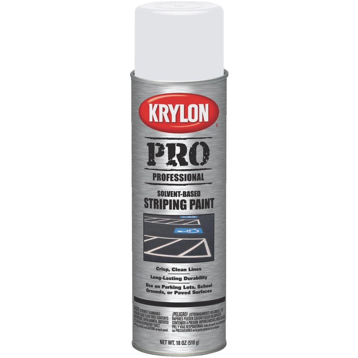 Krylon Highway White 18 Oz. Professional Striping Paint 
