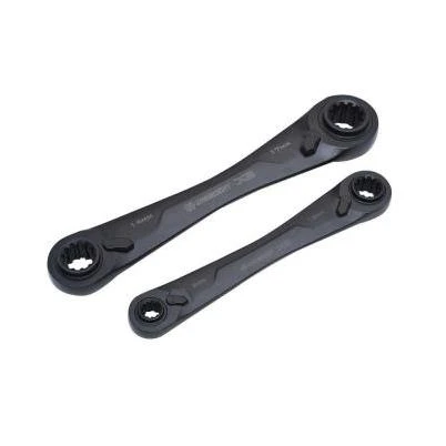 X6 4-in-1 Metric Ratcheting Wrench Set (2-Piece)