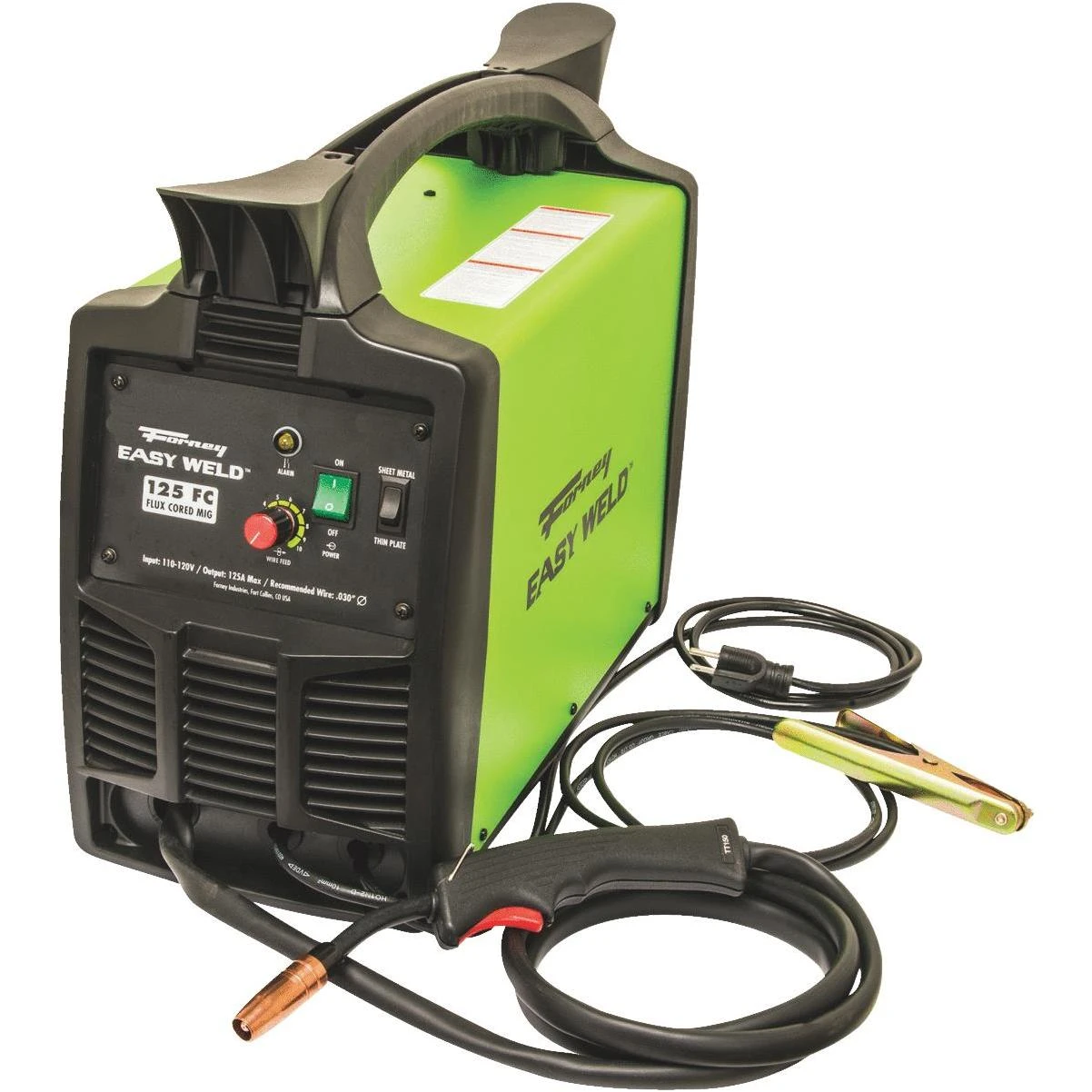 Forney Easy Weld 125FC 120-Volt 125-Amp Flux-Core MIG Welder