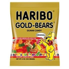 Gold Gummi Bears, 5 oz.