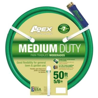 5/8 in. Dia x 50 ft. Medium Duty Water Hose