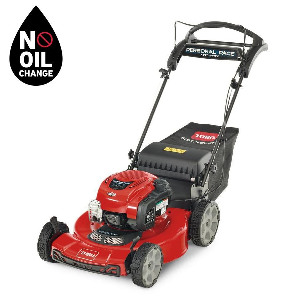 Toro Recycler 22 in. Briggs And Stratton Personal Pace Rear Wheel Drive Walk Behind Gas Self Propelled Lawn Mower with Bagger