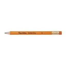 "Paper Mate Handwriting Triangular Woodcase Pencil Set with Sharpener, HB #2, Fun Barrel Colors, 6 Count"