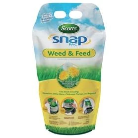 Scotts Snap Pac Weed & Feed 13.72 Lb. 4000 Sq. Ft. 25-0-4 Northern Lawn Fertilizer with Weed Killer