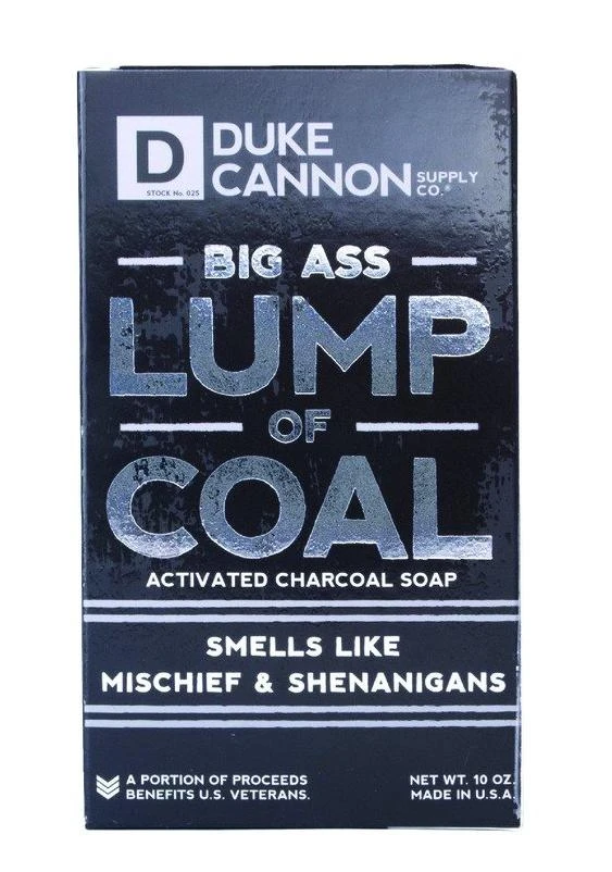 Duke Cannon Holiday Lump Of Coal Bergamont Black Pepper Scent Shower Soap 10 oz 1 pk