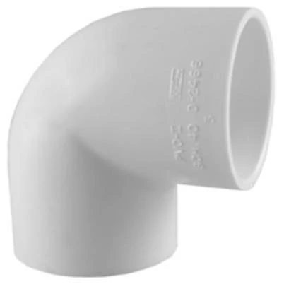 Charlotte Pipe 1-1/2 In. Slip x Slip Schedule 40 90 Deg. PVC Elbow (1/4 Bend)