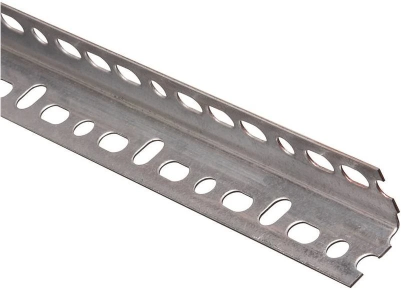 Steel Slot Angle 1-1/4" X 60" 18 Gauge Plated Steel