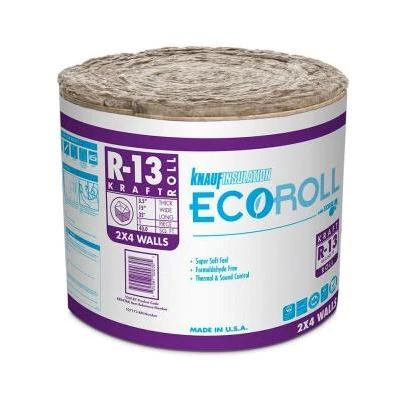 R-13 Kraft Faced Fiberglass Insulation Roll 15 in. x 32 ft.