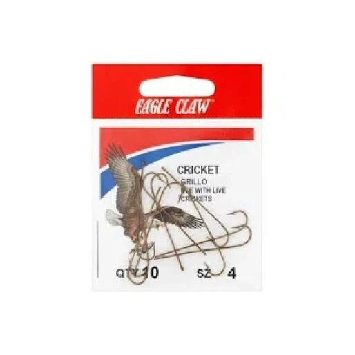 215a-4 Cricket Aberdeen Light Wire Hooks, Bronze, Size 4, 10pk