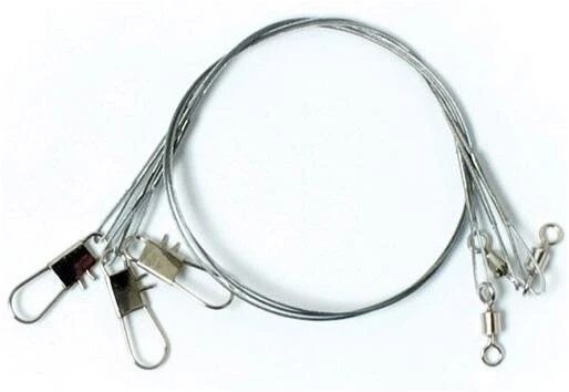 Heavy Duty Wire Leaders Clear/Bright 9 30lb 3pcs - Eagle Claw Tackle 08013-0...