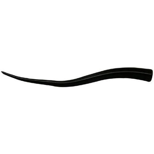 Custom Jigs & Spins Wedgie Plastics Color Black Size 1 3/4 in