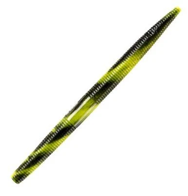 Dinger 5'' Soft Plastic Fishing Worm - Bumble Bee Swirl