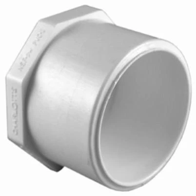 31825 0.5 in. Plug Spigot White, Pack of 10