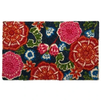 Multicolor 18 in. x 30 in. Talavera Coir Door Mat