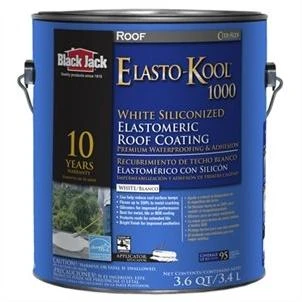 Ultra-Roof 1000 Elastomeric Coating, White Siliconized, 3.6-Qts.
