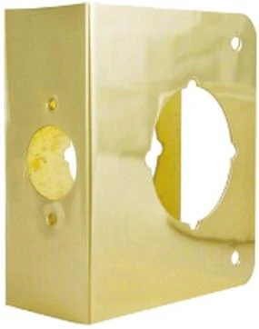 Ultra 59005r1 2.37 In. Aluminum Large Door Protector Polished Brass