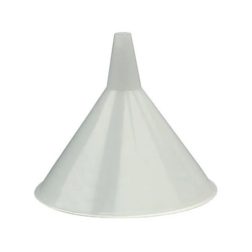 "Plews 1 in (OD) Tip 8 in (Diameter) Plastic Economy Utility Funnel, 7 in (H), 48 oz. Capacity"