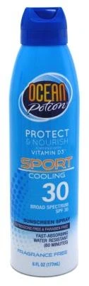Sport Continuous Spray Sunscreen Spf 30, 6 Ounce Aerosol