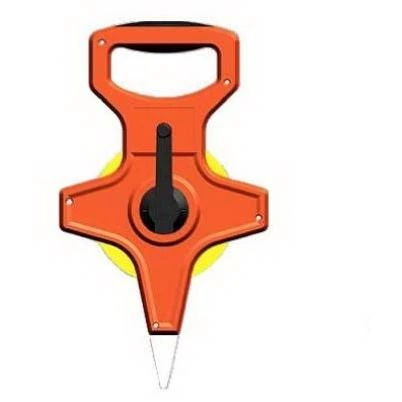 High-Viz Open-Reel Fiberglass Tape Measure, 1/2 In. x 300 Ft.