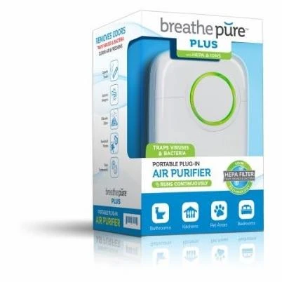 Breathe Pure Plus Plug In Air Purifier, Portable
