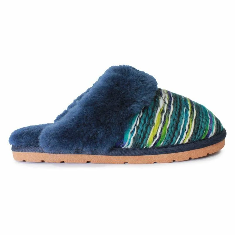 Women's Juarez Black Scuff Slipper, Size Medium