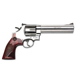150714 629 Deluxe 0.44 Magnum & 0.44 Special 6.5 In. Wood Grips Stainless Revolver