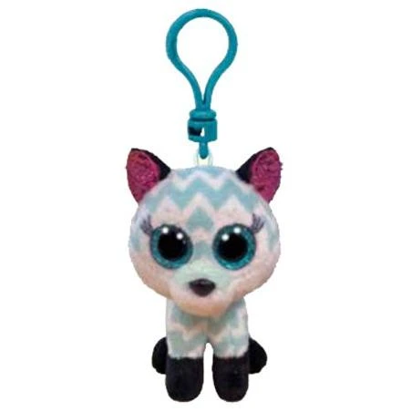 TY Beanie Boos - ATLAS the Fox (Glitter Eyes) (Plastic Key Clip - 3 inch)