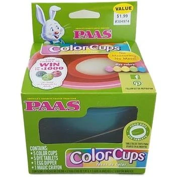 PAAS COLOR CUP DECORATING KIT