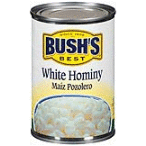 BUSH WHITE HOMINY 15.5OZ