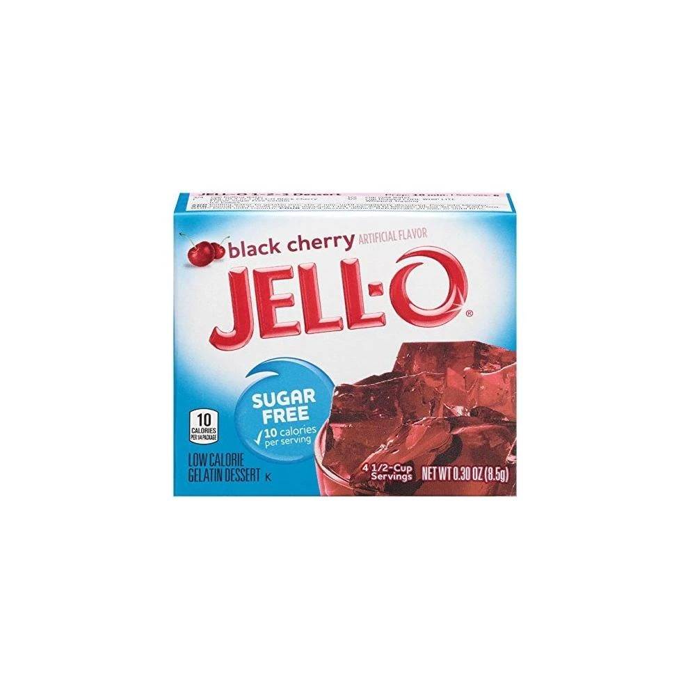 JELLO SUGAR FREE CHERRY