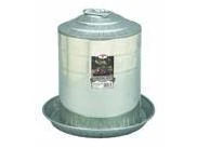 5 Gallon Double Wall Galvanized Poultry Fountain Model 9835