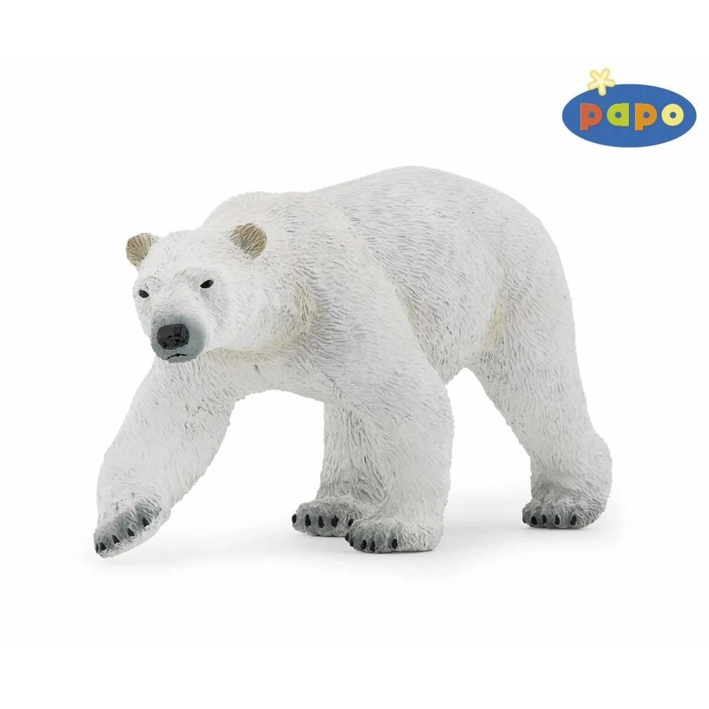 Polar Bear Animal Figurine Model 50142 - Realistic Toy Figure
