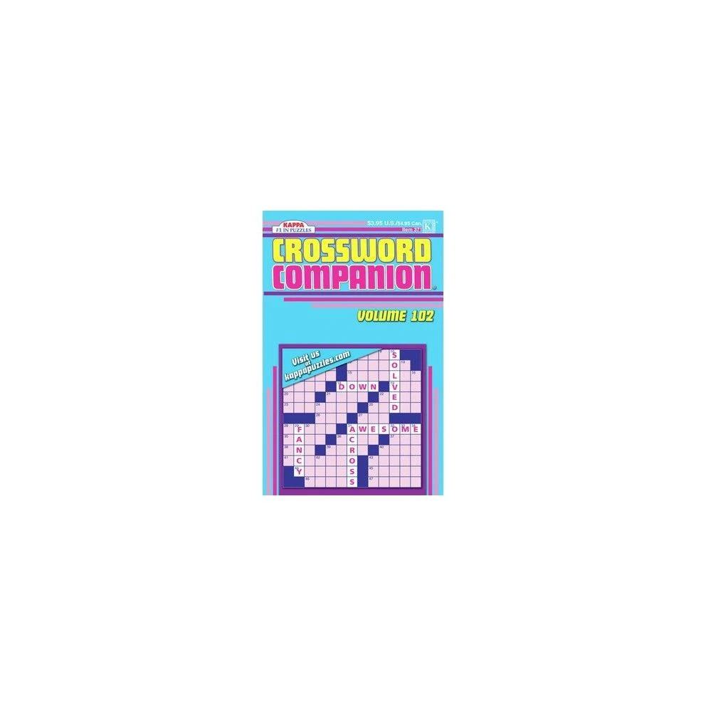 Companion Series Crossword Puzzle Book Set Of 3, Large Print, Case Of 72