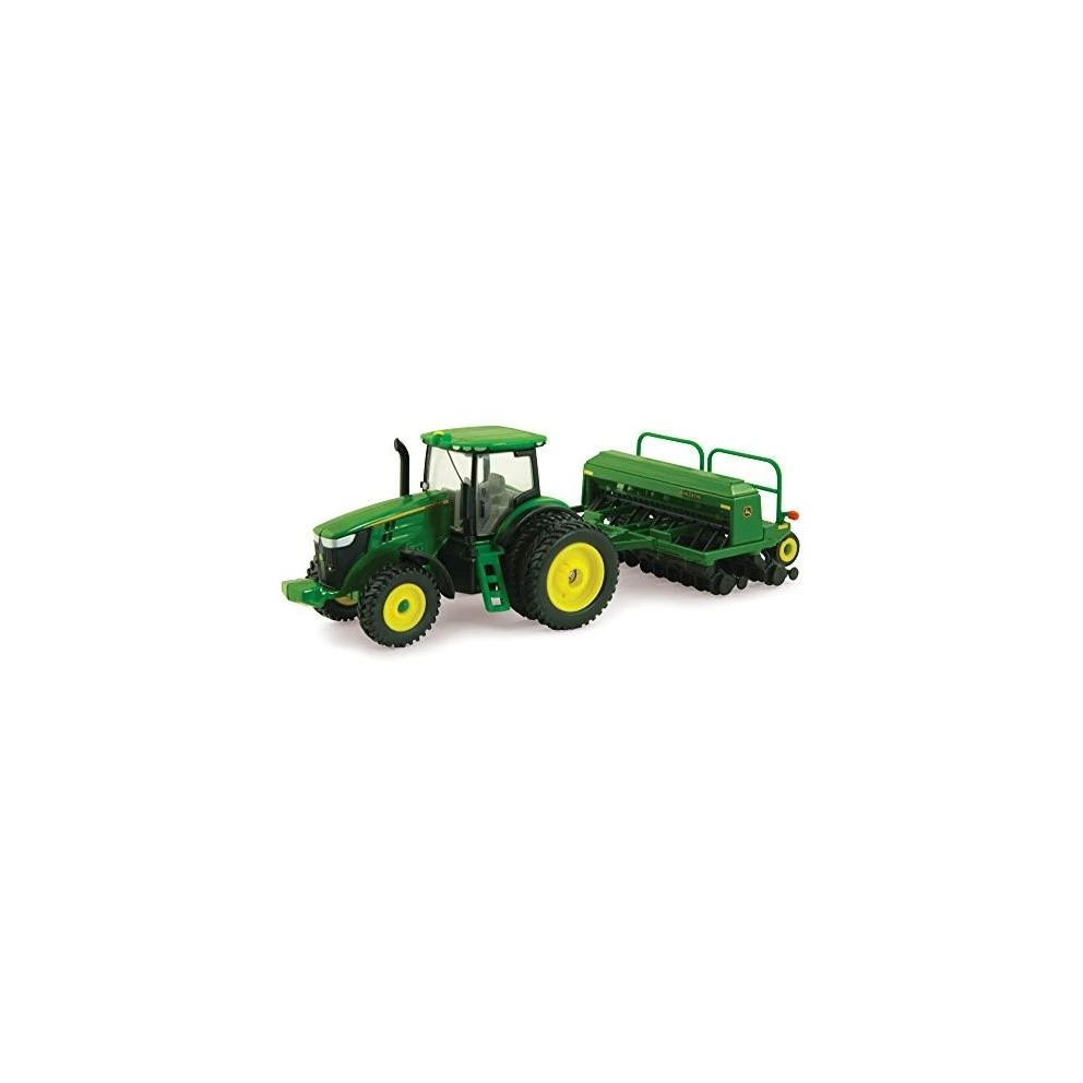 Collectibles John Deere 7215r Tractor With 1590 Grain Drill 1/64 Scale Model