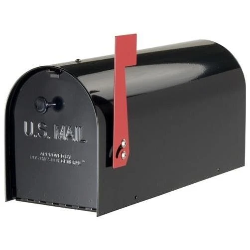 Tb1b Black Tuff Body Mailbox - Heavy Gauge Steel Construction